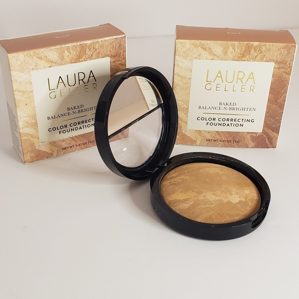 Laura Geller Baked Balance-N-Brighten Color Correcting Foundation. SAND.